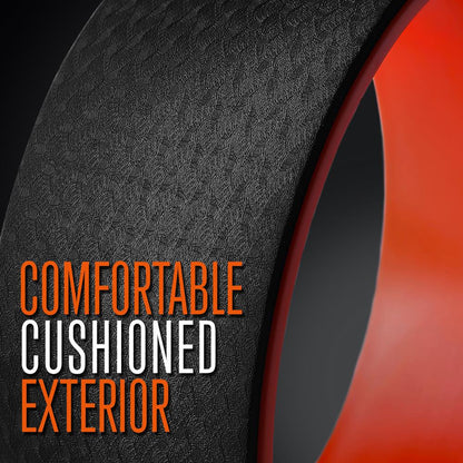 Yoga Wheel Back Stretcher, Relieve Pain, 777 LBS Support, Thick Foam Padding