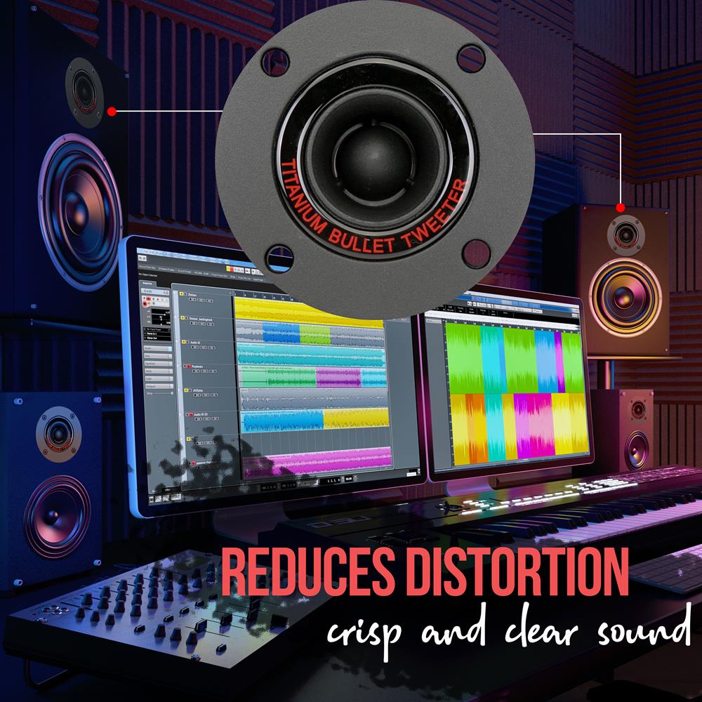 product image number 3 for Pyramid 300 Watt Super Titanium Tweeter