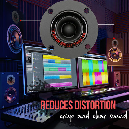 product image number 3 for Pyramid 300 Watt Super Titanium Tweeter