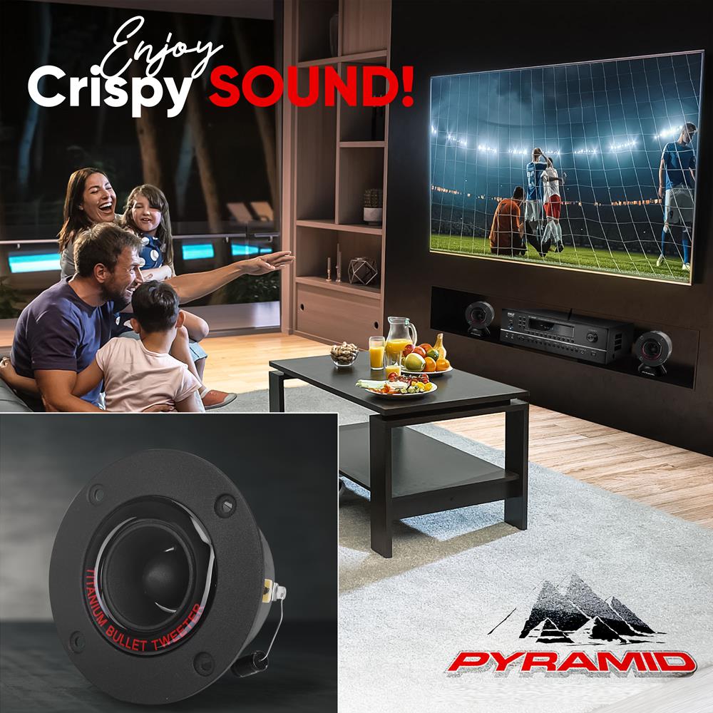 300 Watt Super Titanium Tweeter – Pyle USA