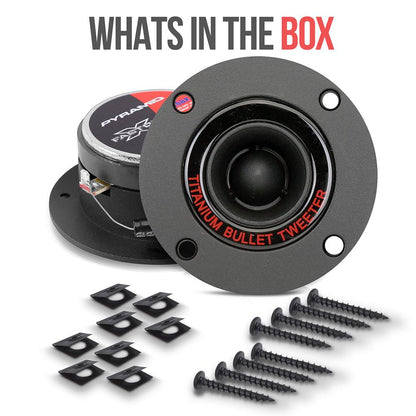 product image number 7 for Pyramid 300 Watt Super Titanium Tweeter