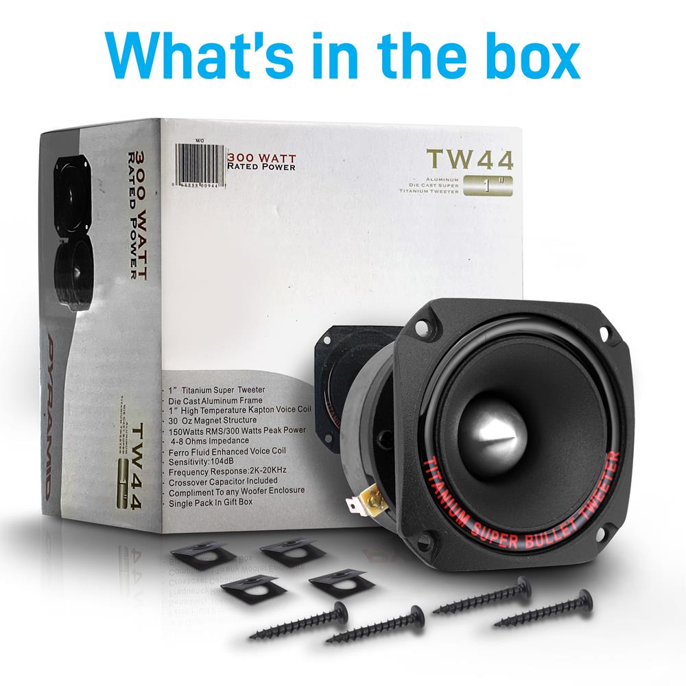 Heavy Duty Titanium Super Tweeter – Pyle USA