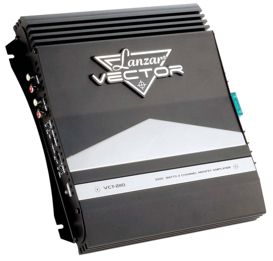 2-Channel 1000W Car Amplifier, High Power MOSFET, Slim Size