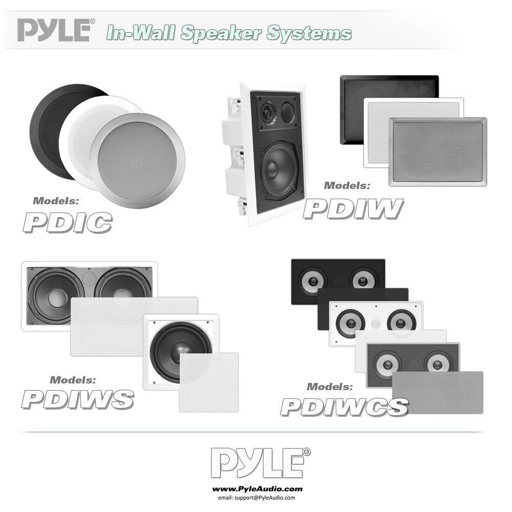 Theater Solutions TST65 in Wall and in Ceiling 6.5 Speakers 1150W