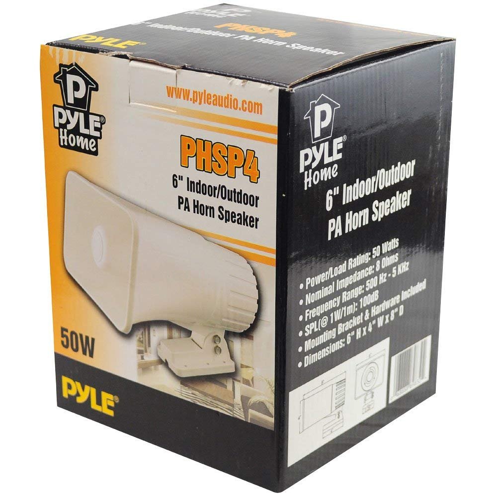 Pyle 8´´ Indoor and Outdoor 65 Watts Heavy Duty Portable PA Horn